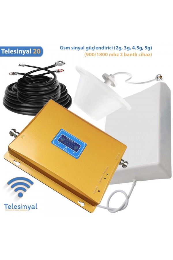  900 - 1800 MHz Çift Bant Sinyal Güçlendirici 