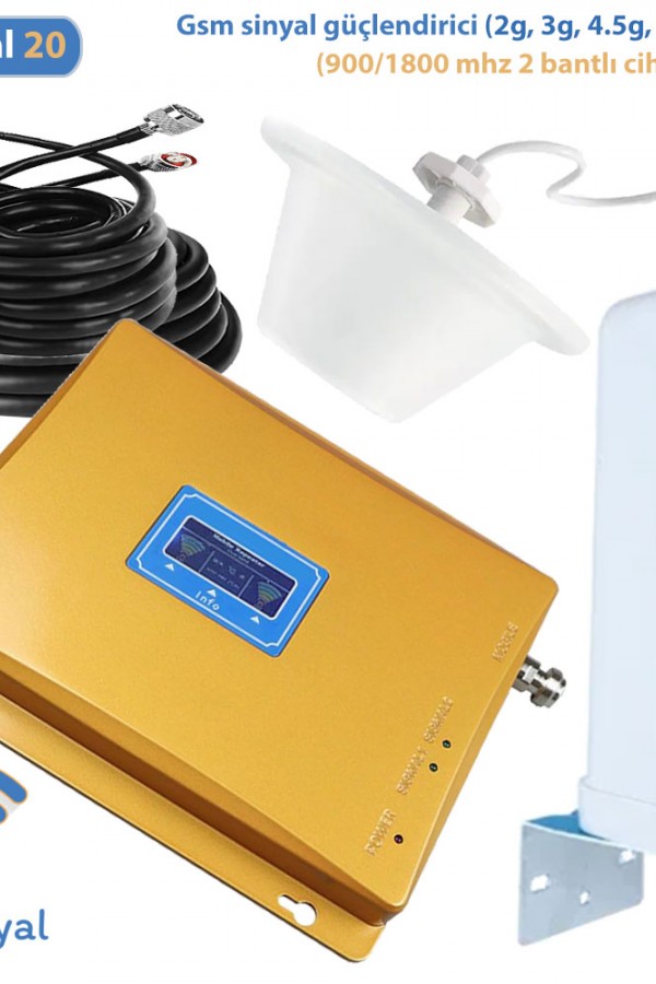  900 - 1800 MHz Çift Bant Sinyal Güçlendirici 